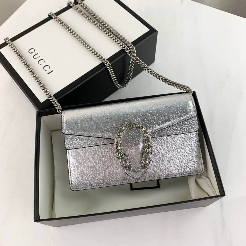 Silver Dionysus Super Mini Bag 476432