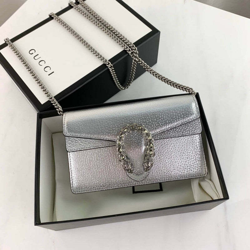 Silver Dionysus Super Mini Bag 476432