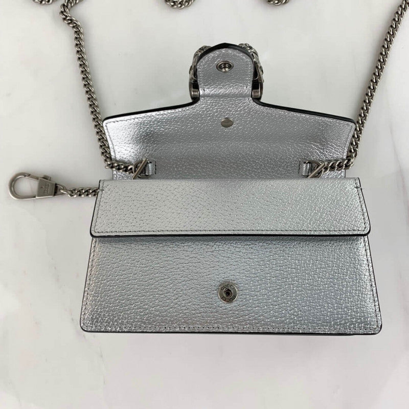 Silver Dionysus Super Mini Bag 476432