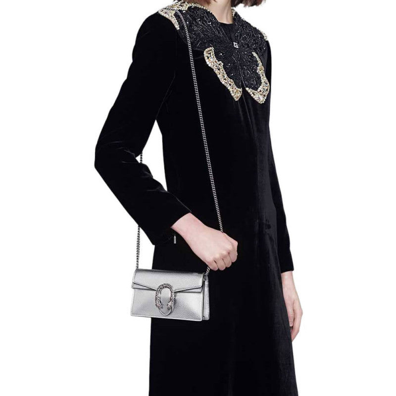 Silver Dionysus Super Mini Bag 476432