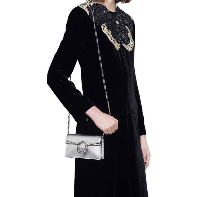 Silver Dionysus Super Mini Bag 476432