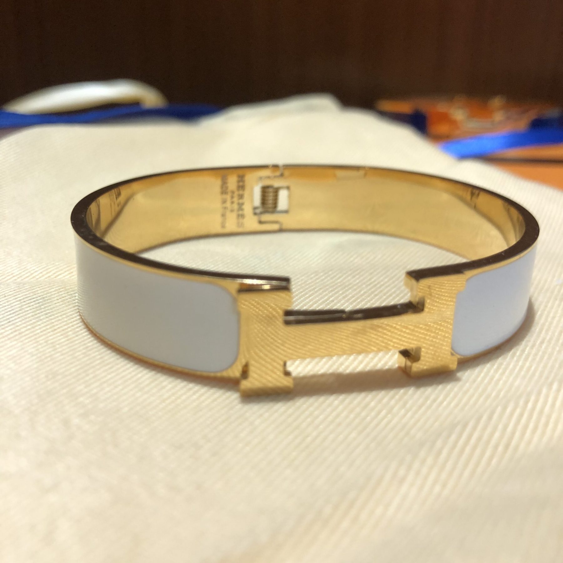 HM CLIC CLAC H BRACELET GOLD
