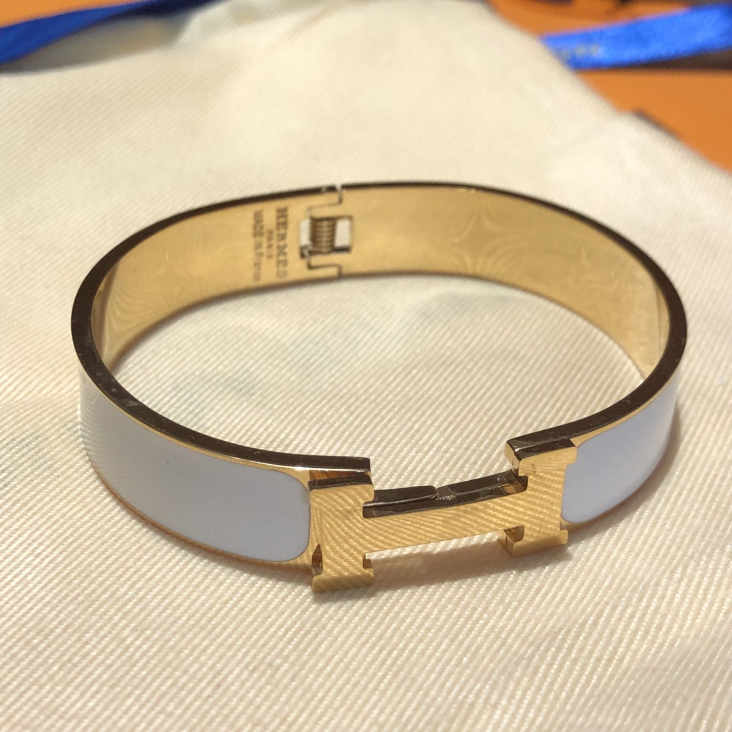 HM CLIC CLAC H BRACELET GOLD