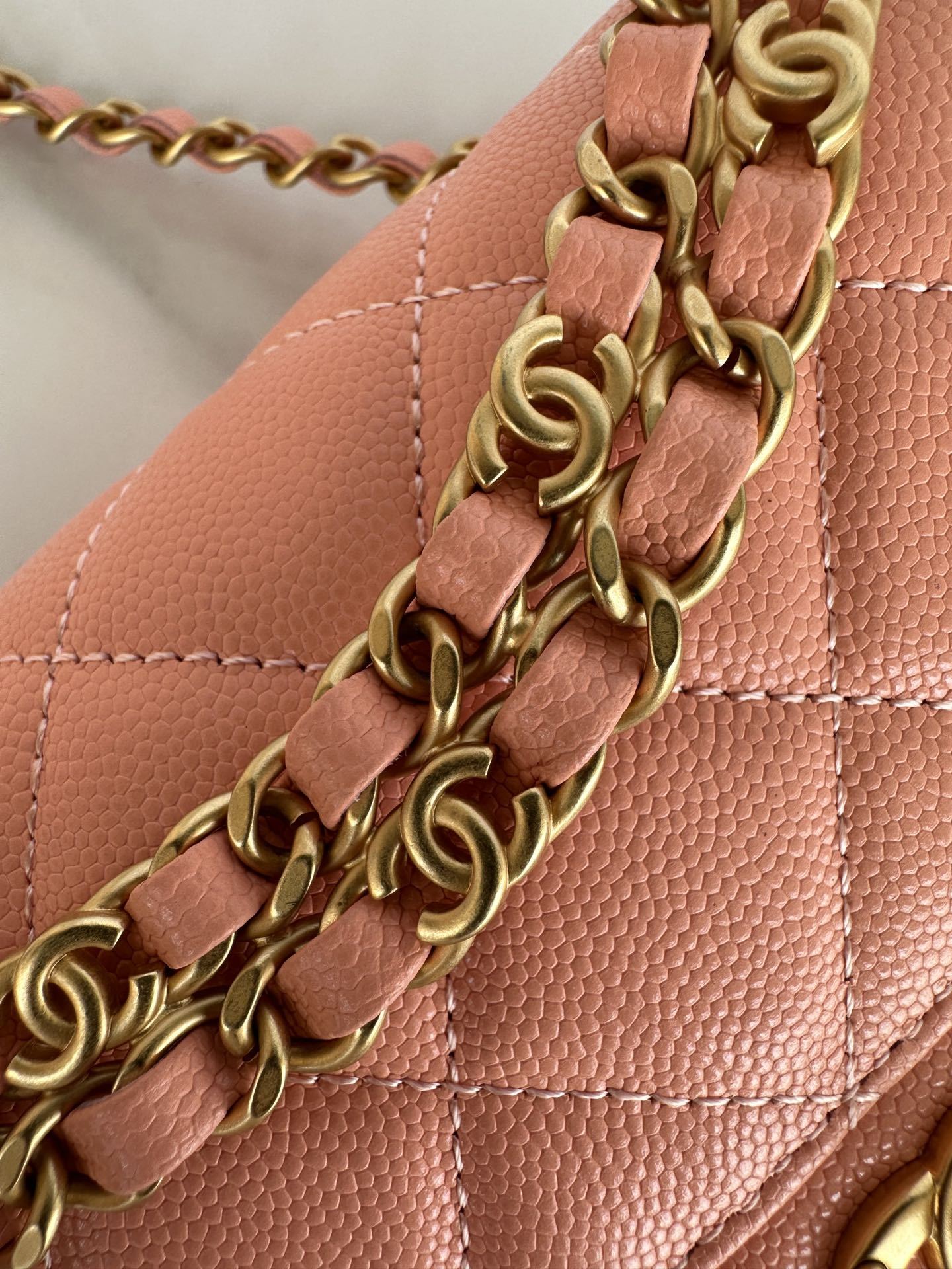 Light Orange Mini Flap Bag  AS5239