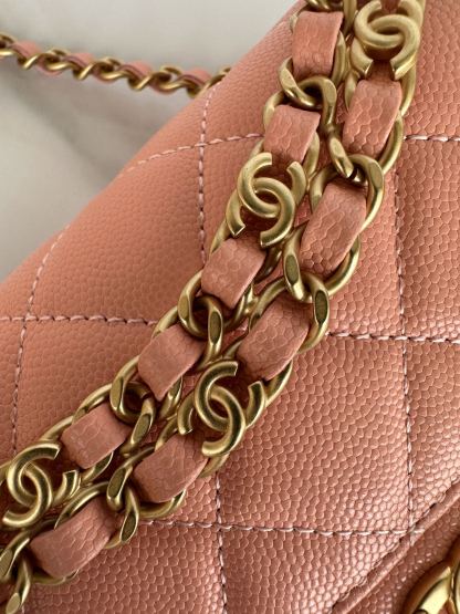 Light Orange Mini Flap Bag  AS5239