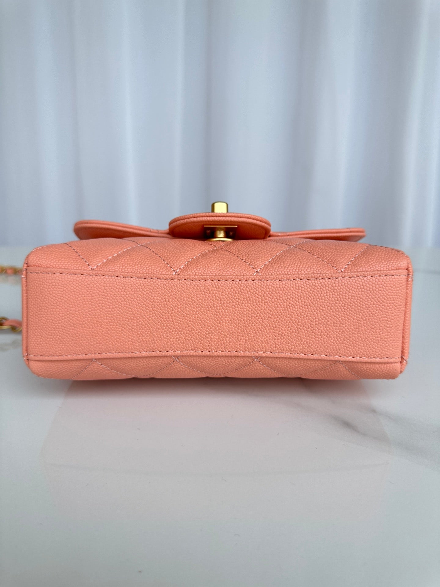 Light Orange Mini Flap Bag  AS5239