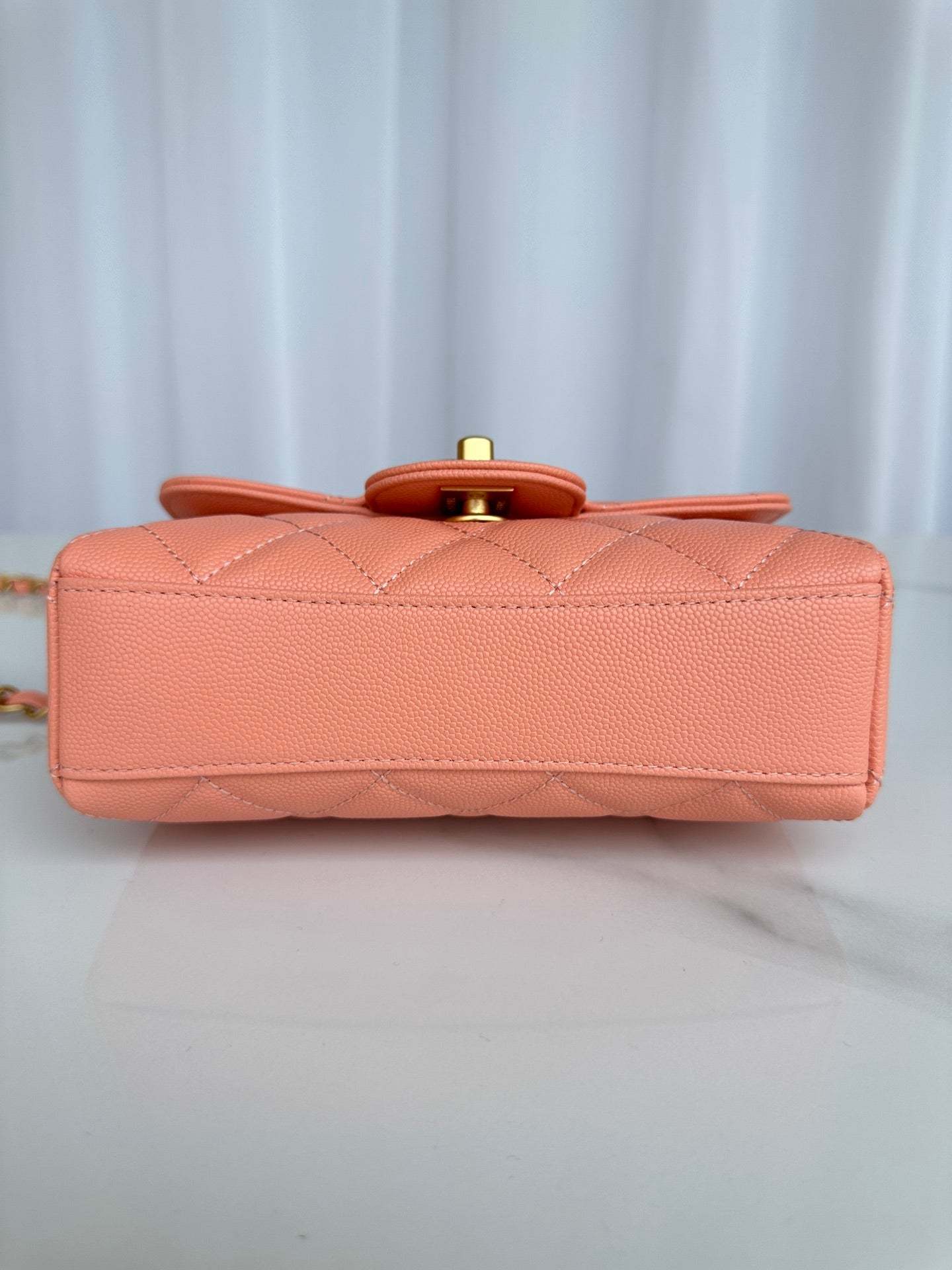 Light Orange Mini Flap Bag  AS5239
