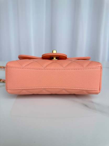 Light Orange Mini Flap Bag  AS5239