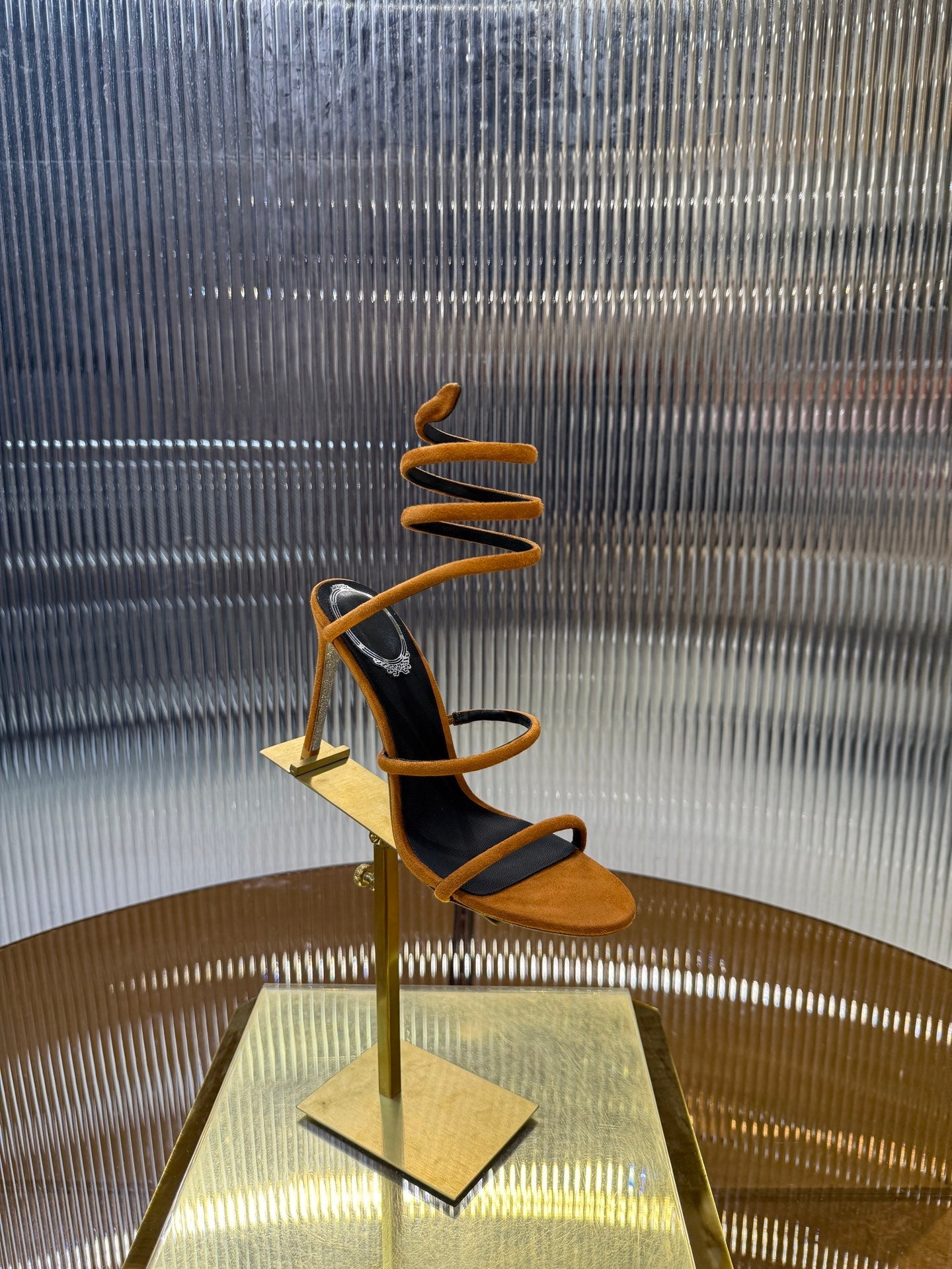 RC 25C Classic Sandals 9.5cm Brown Sheepskin 310622