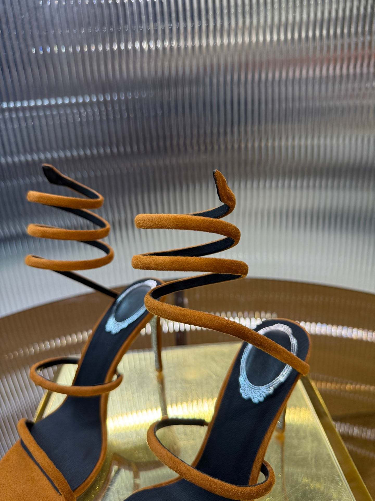 RC 25C Classic Sandals 9.5cm Brown Sheepskin 310622