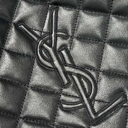 YSL bag 59cm Black Gold Calfskin