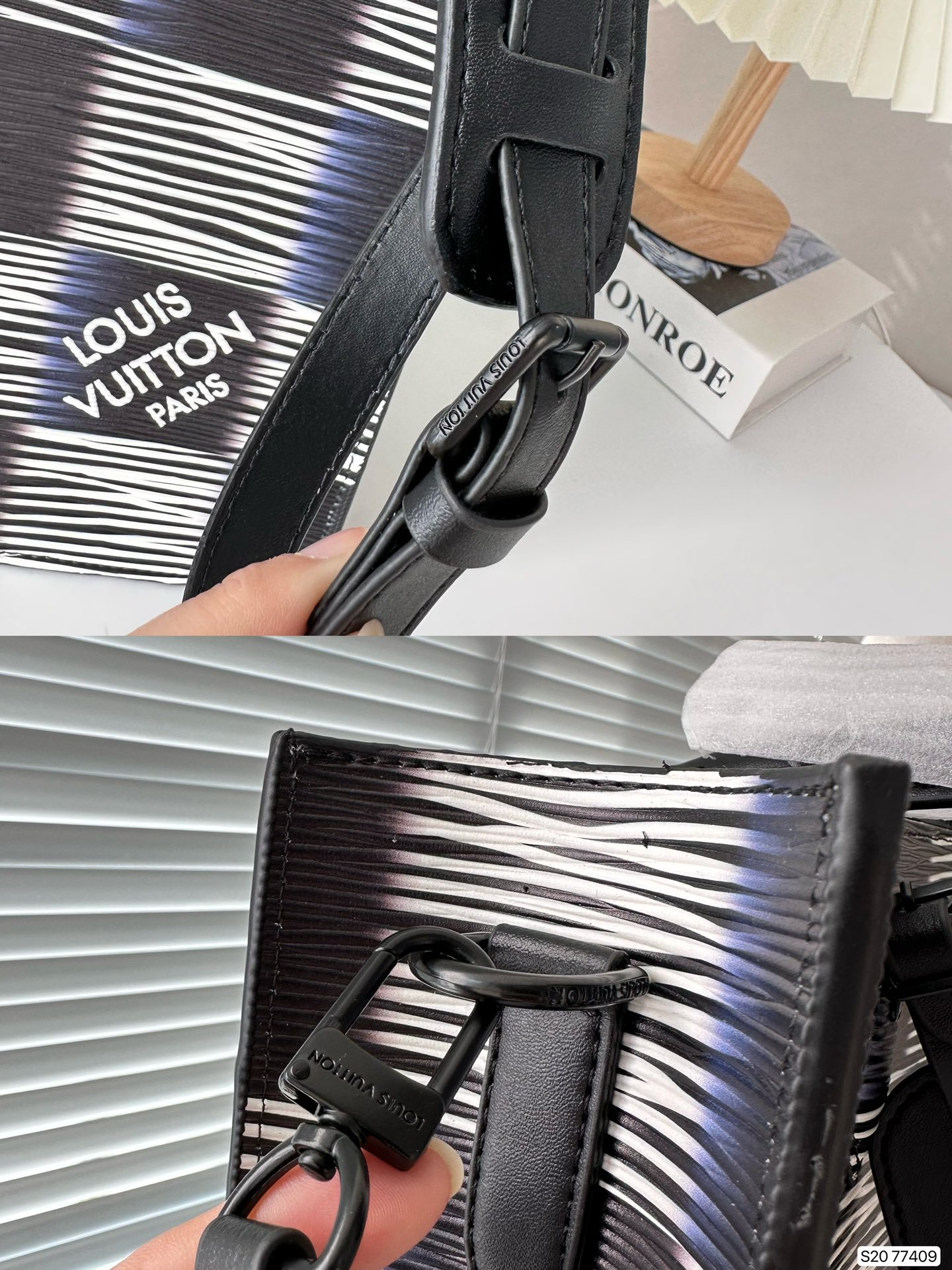 LV SAC PLAT BLUE 40CM