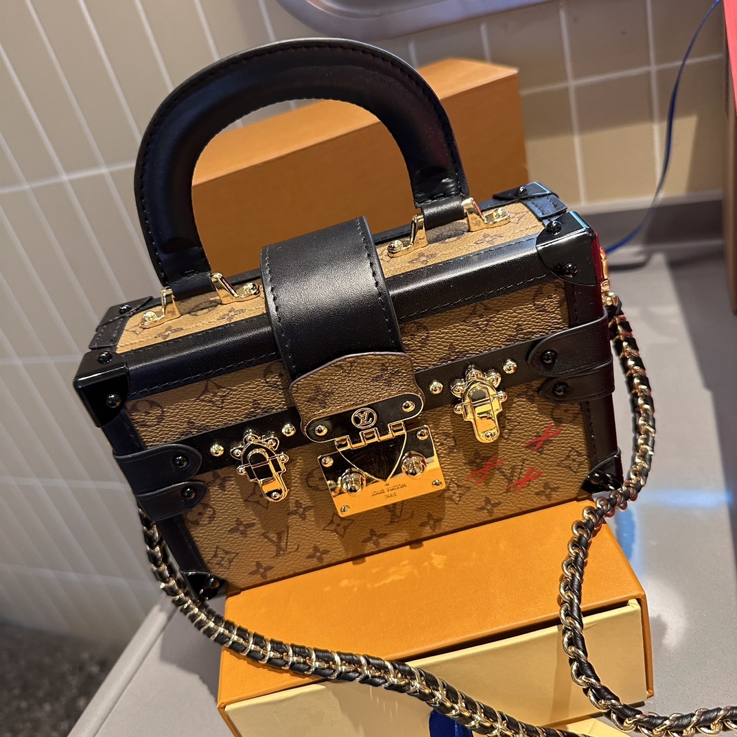 LV PETITE MALLE MONOGRAM BROWN 20CM