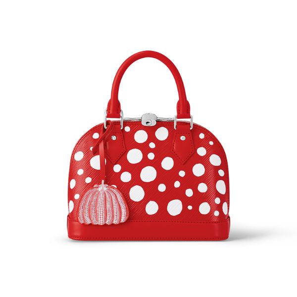 LV ALMA BB LV X YK BAG RED AND WHITE 24CM M21699
