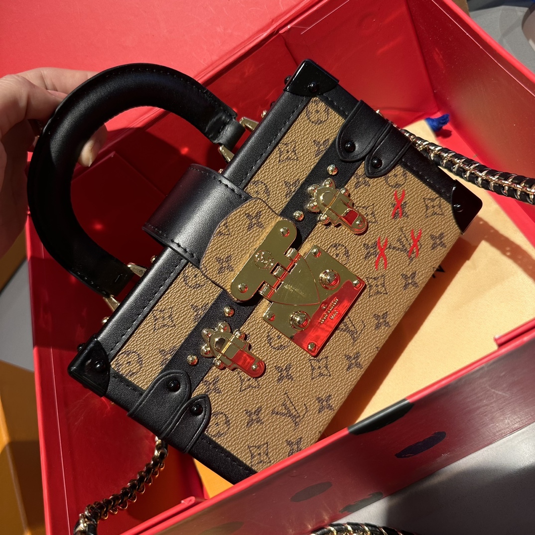 LV PETITE MALLE MONOGRAM BROWN 20CM