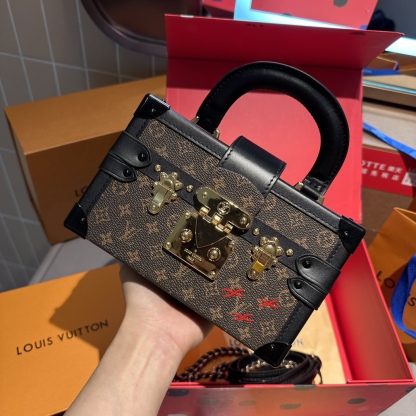LV PETITE MALLE MONOGRAM DARK BROWN 20CM