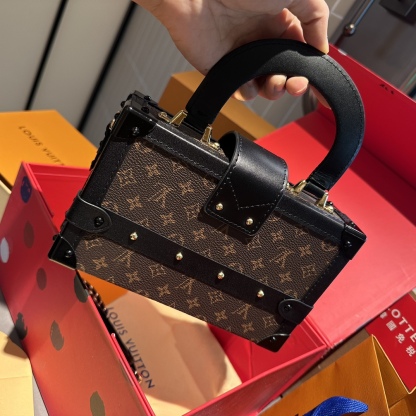 LV PETITE MALLE MONOGRAM DARK BROWN 20CM