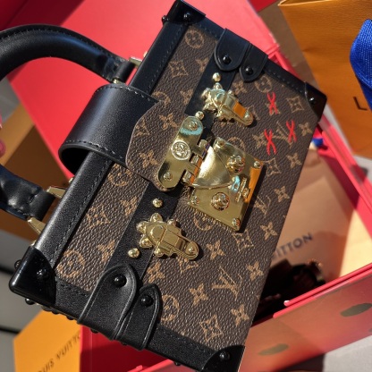 LV PETITE MALLE MONOGRAM DARK BROWN 20CM