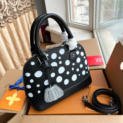 LV ALMA BB LV X YK BAG BLACK AND WHITE 24CM M21699