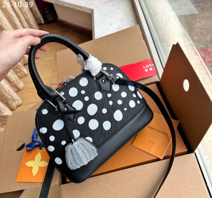 LV ALMA BB LV X YK BAG BLACK AND WHITE 24CM M21699