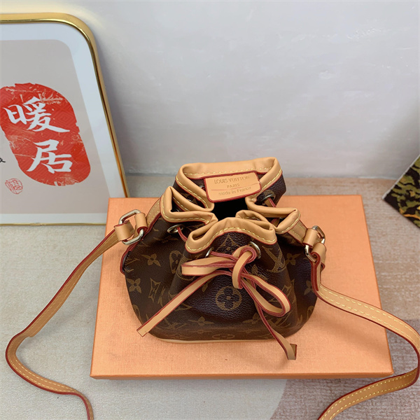 LV NANO NOÉ BAG MONOGRAM BROWN 16CM