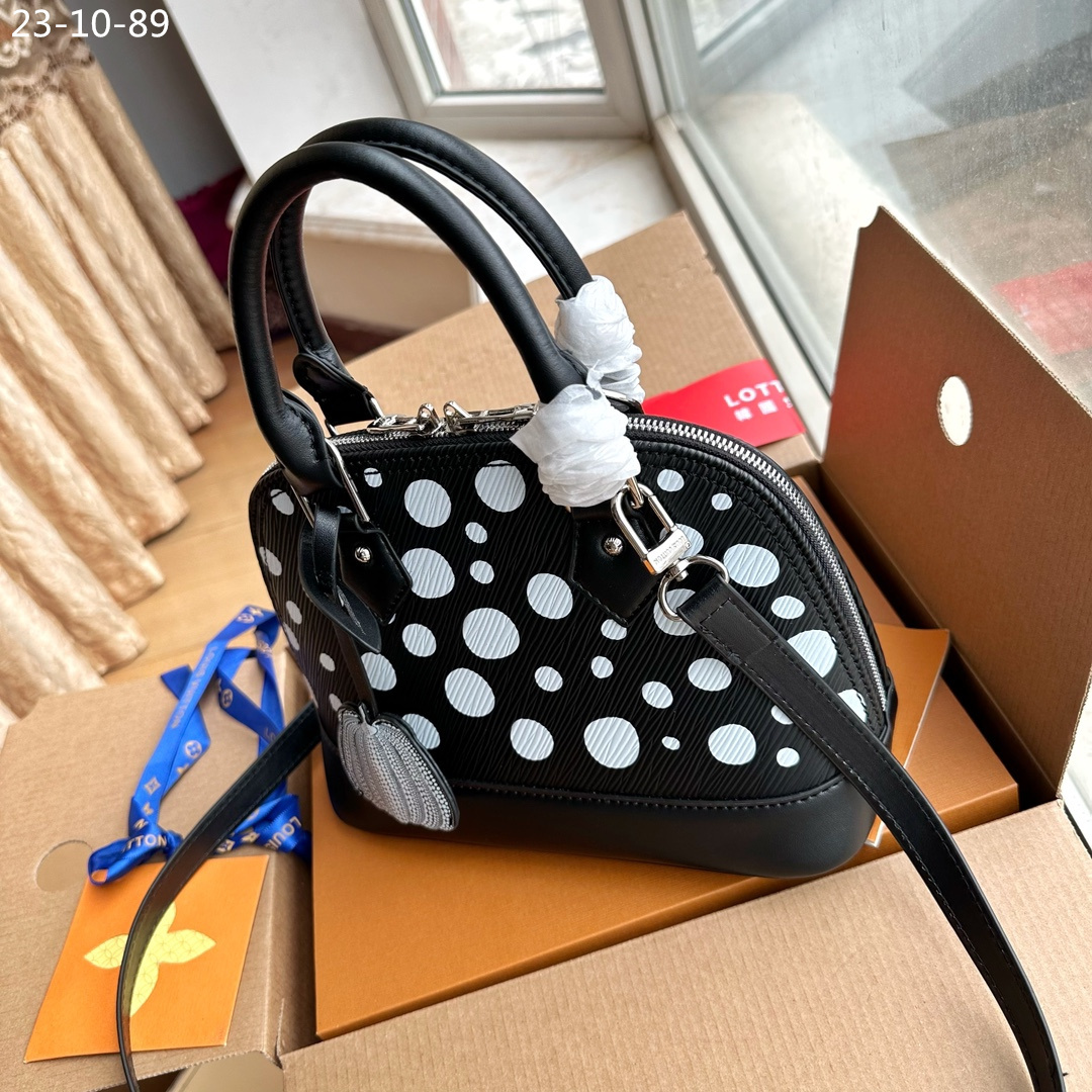 LV ALMA BB LV X YK BAG BLACK AND WHITE 24CM M21699