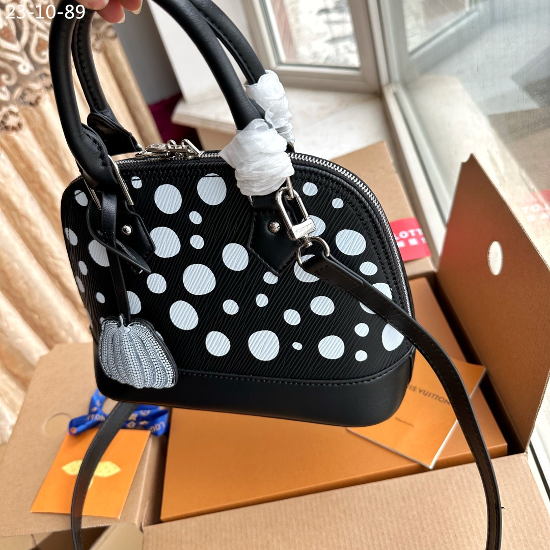 LV ALMA BB LV X YK BAG BLACK AND WHITE 24CM M21699