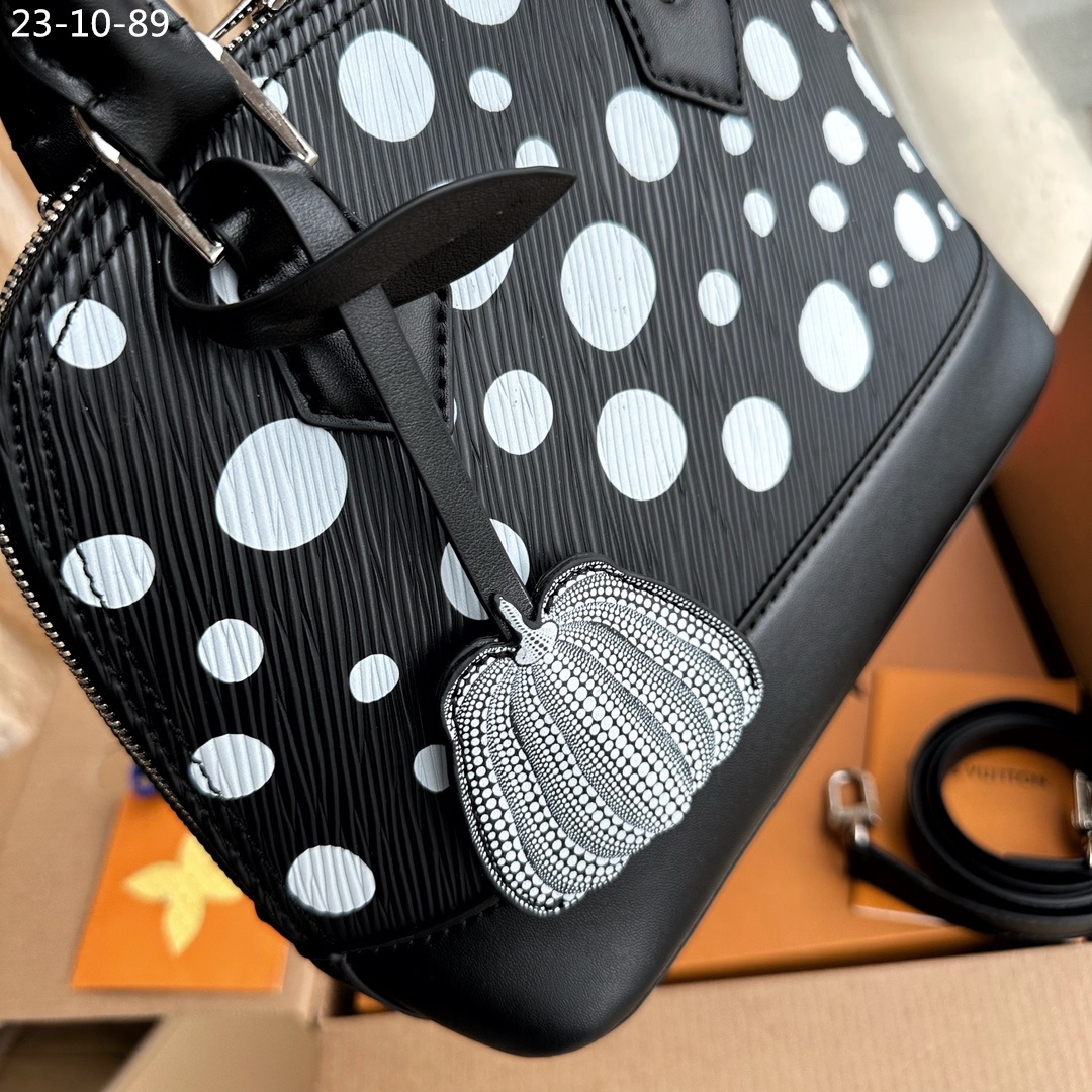 LV ALMA BB LV X YK BAG BLACK AND WHITE 24CM M21699