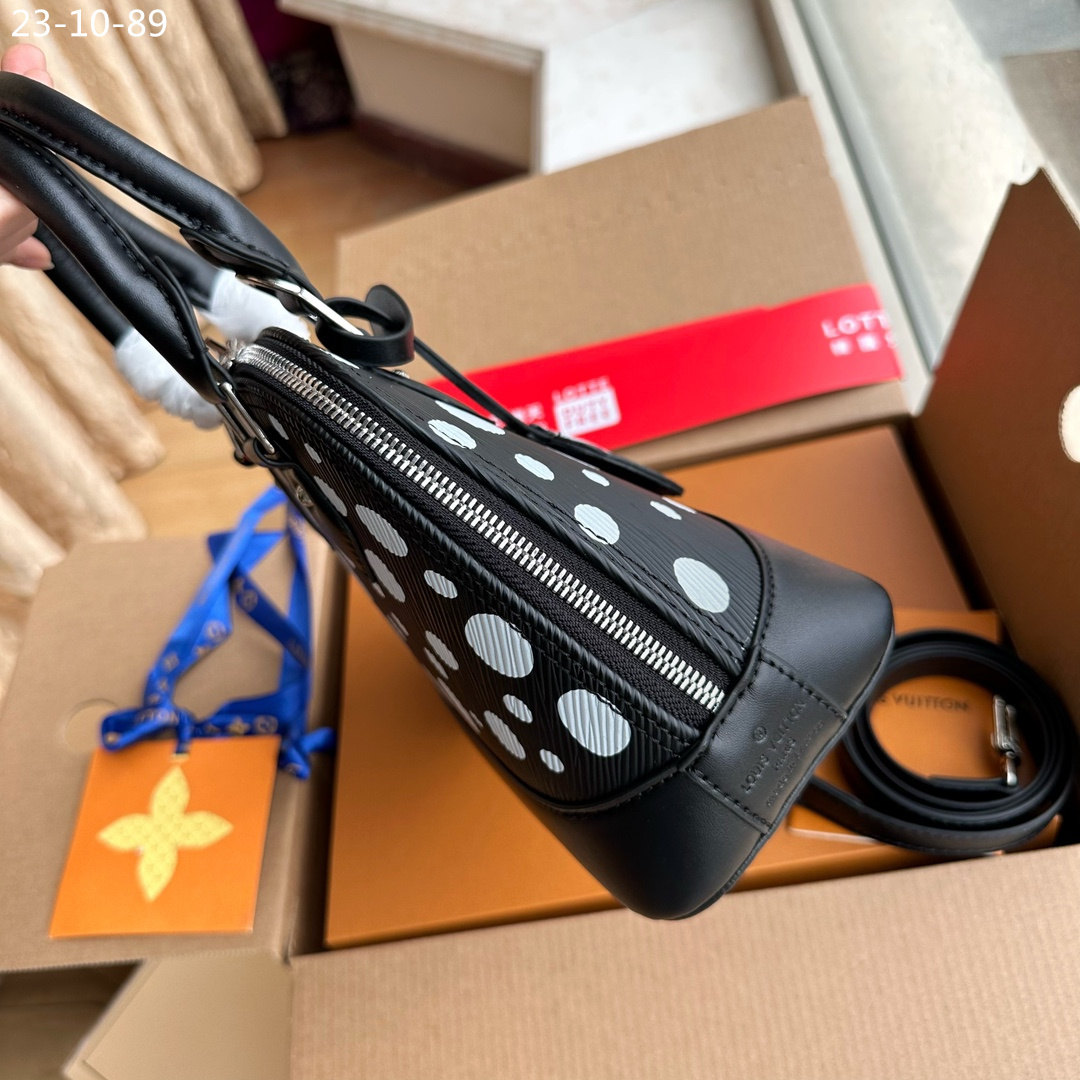 LV ALMA BB LV X YK BAG BLACK AND WHITE 24CM M21699