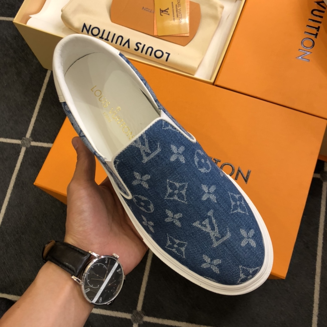 LUV LV SLIP ON BLUE