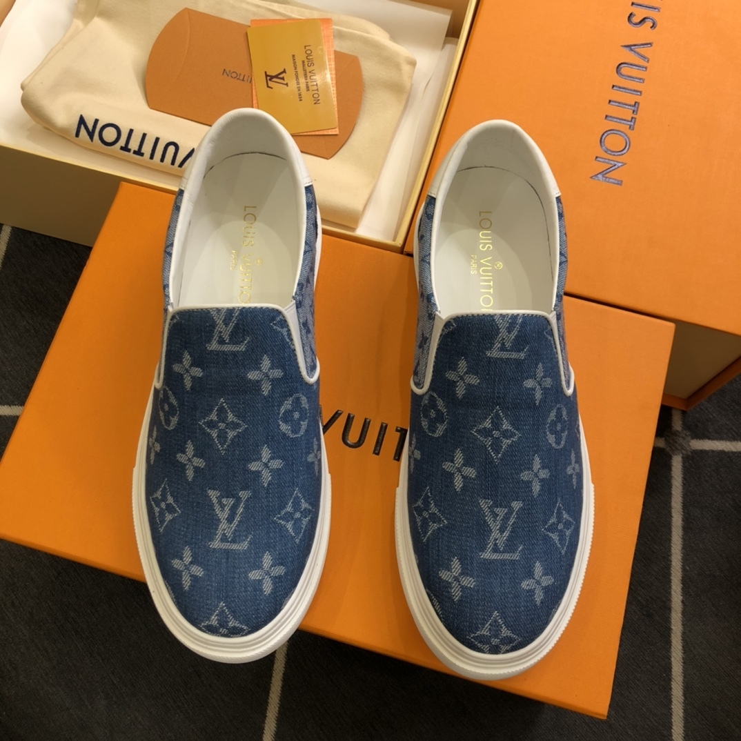 LUV LV SLIP ON BLUE