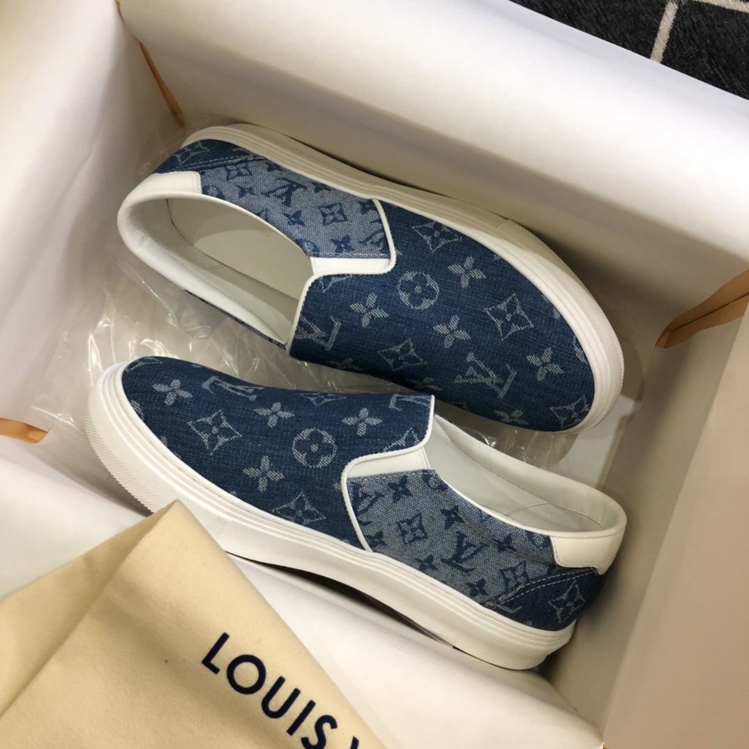 LUV LV SLIP ON BLUE