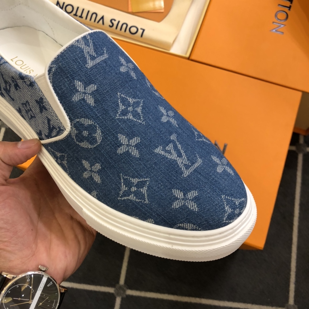 LUV LV SLIP ON BLUE
