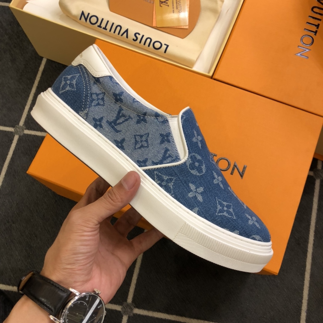LUV LV SLIP ON BLUE
