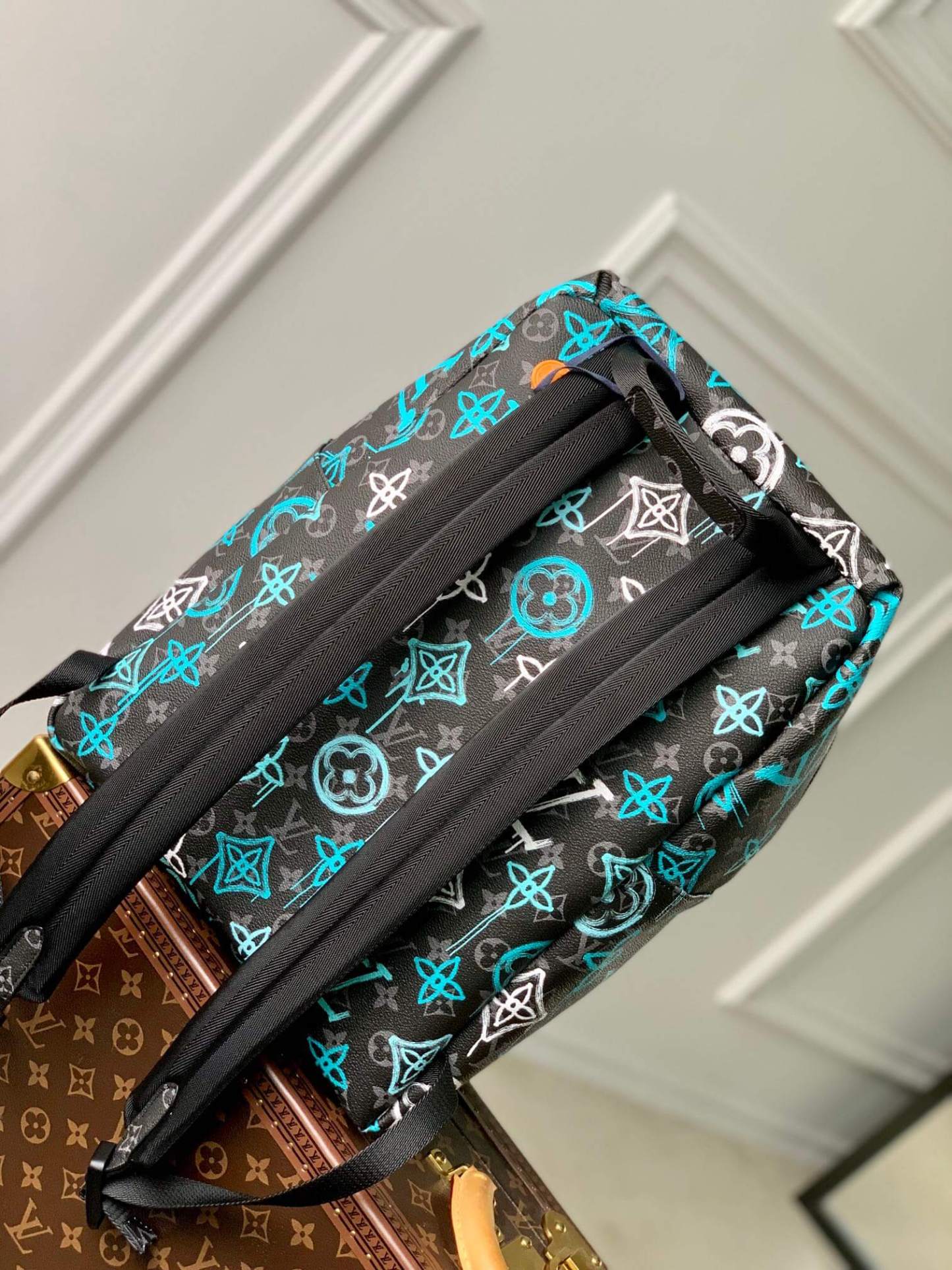 M21395 DISCOVERY BACKPACK Monogram Eclipse 30cm green