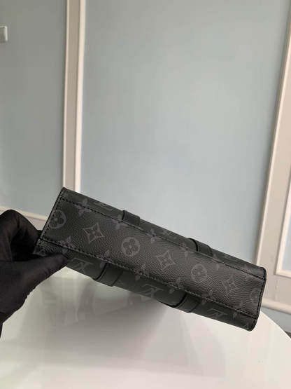 M46098 SAC PLAT PM Handbag Monogram Chess 26cm black