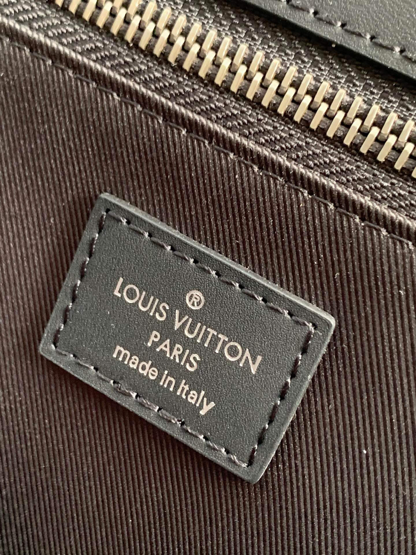 M46452 SAC PLAT MM Handbag Monogram Chess 36.5cm black