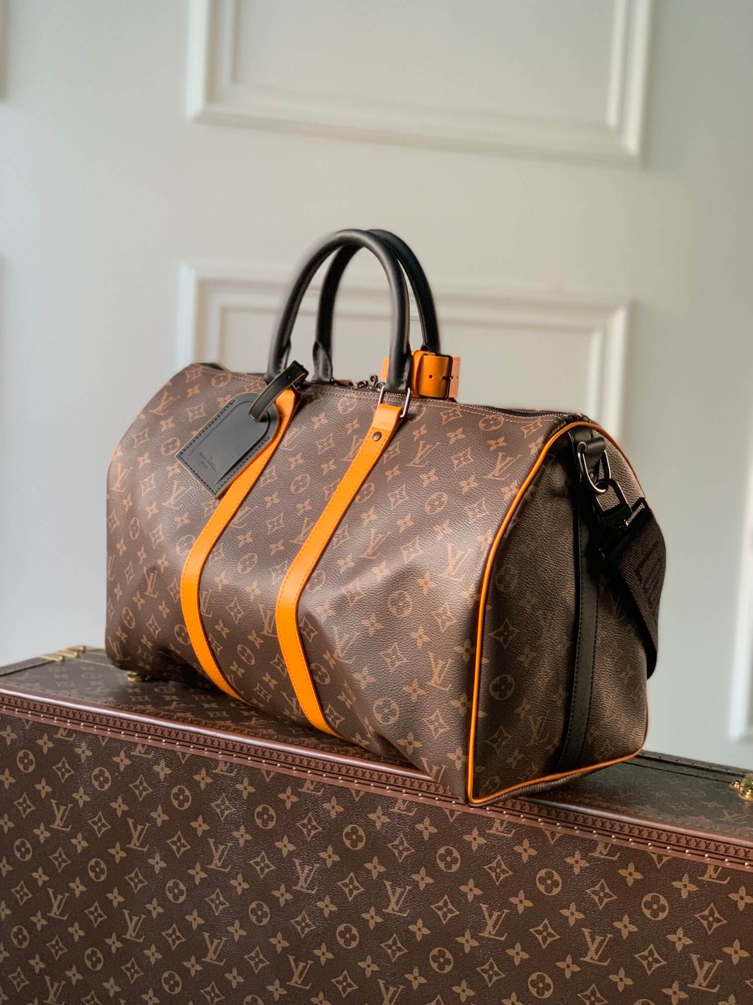 m46703 KEEPALL BANDOULIÈRE 45cm Monogram Macassar