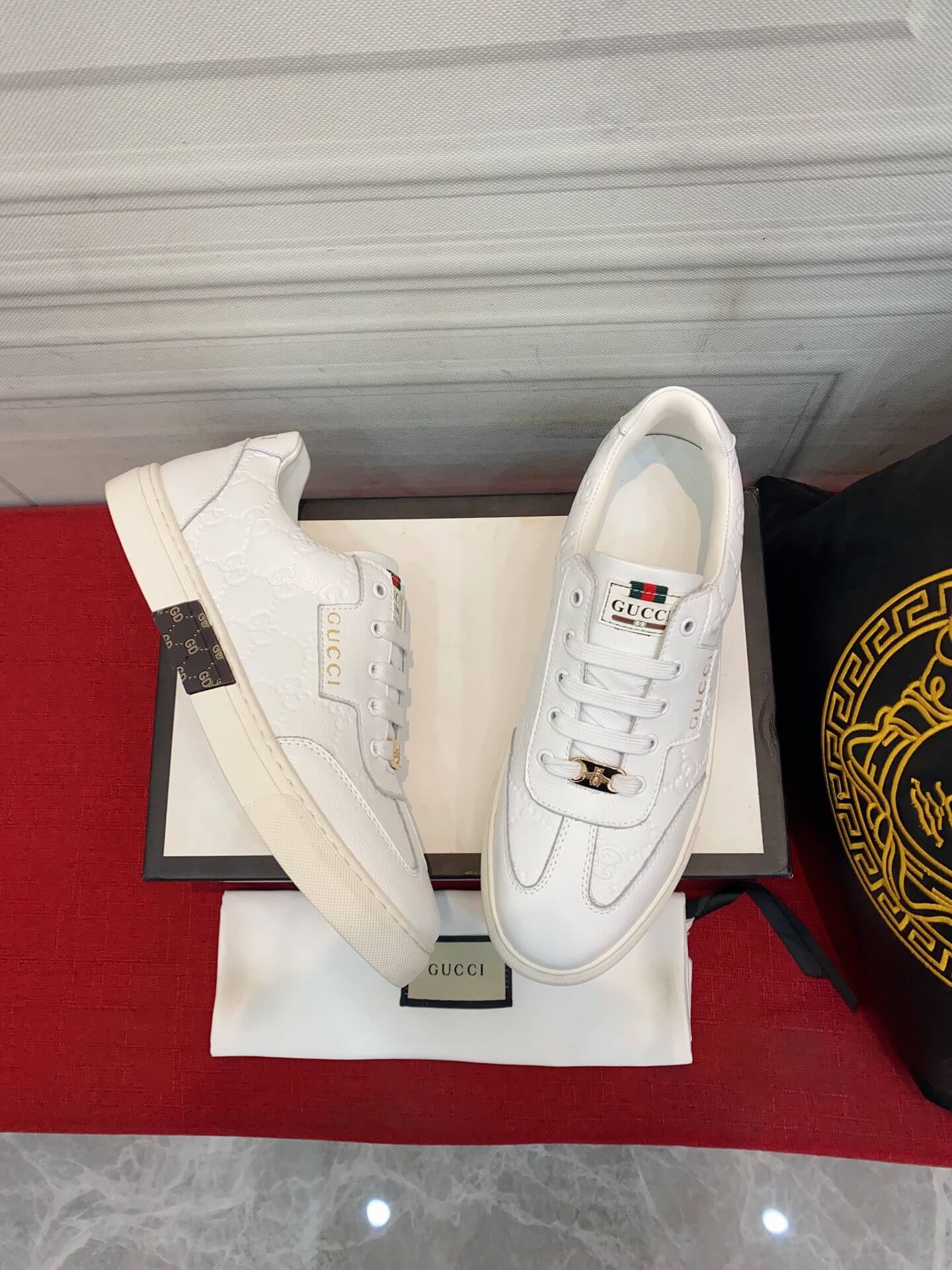 GG Men's shoes Casual Korean style 38-44 Men's Size white