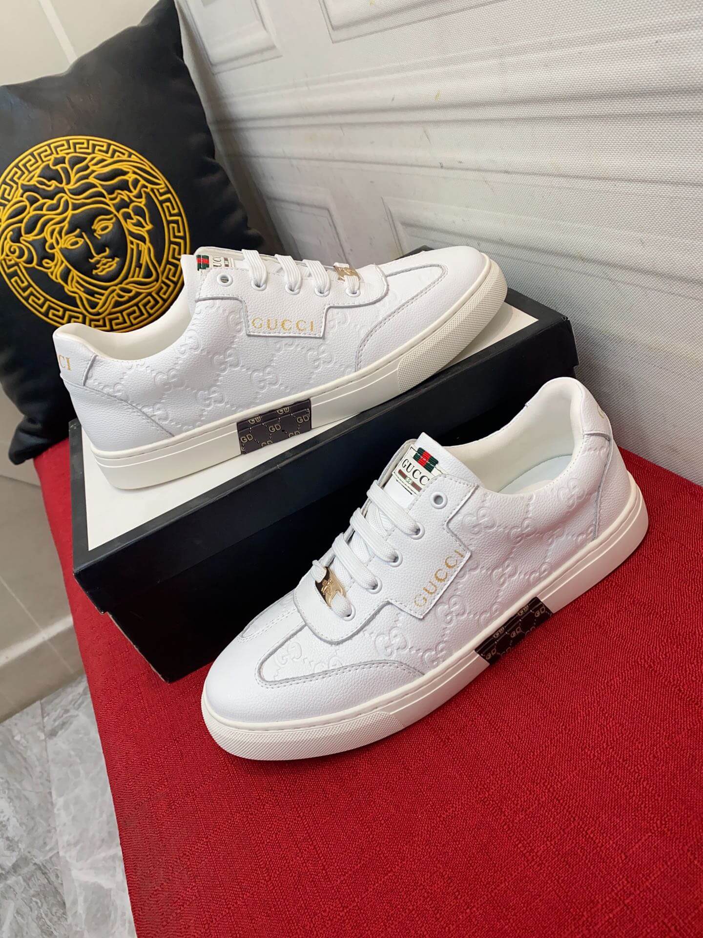 GG Men's shoes Casual Korean style 38-44 Men's Size white