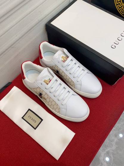GG Men's shoes Casual Korean style 38-44 Men's Size white