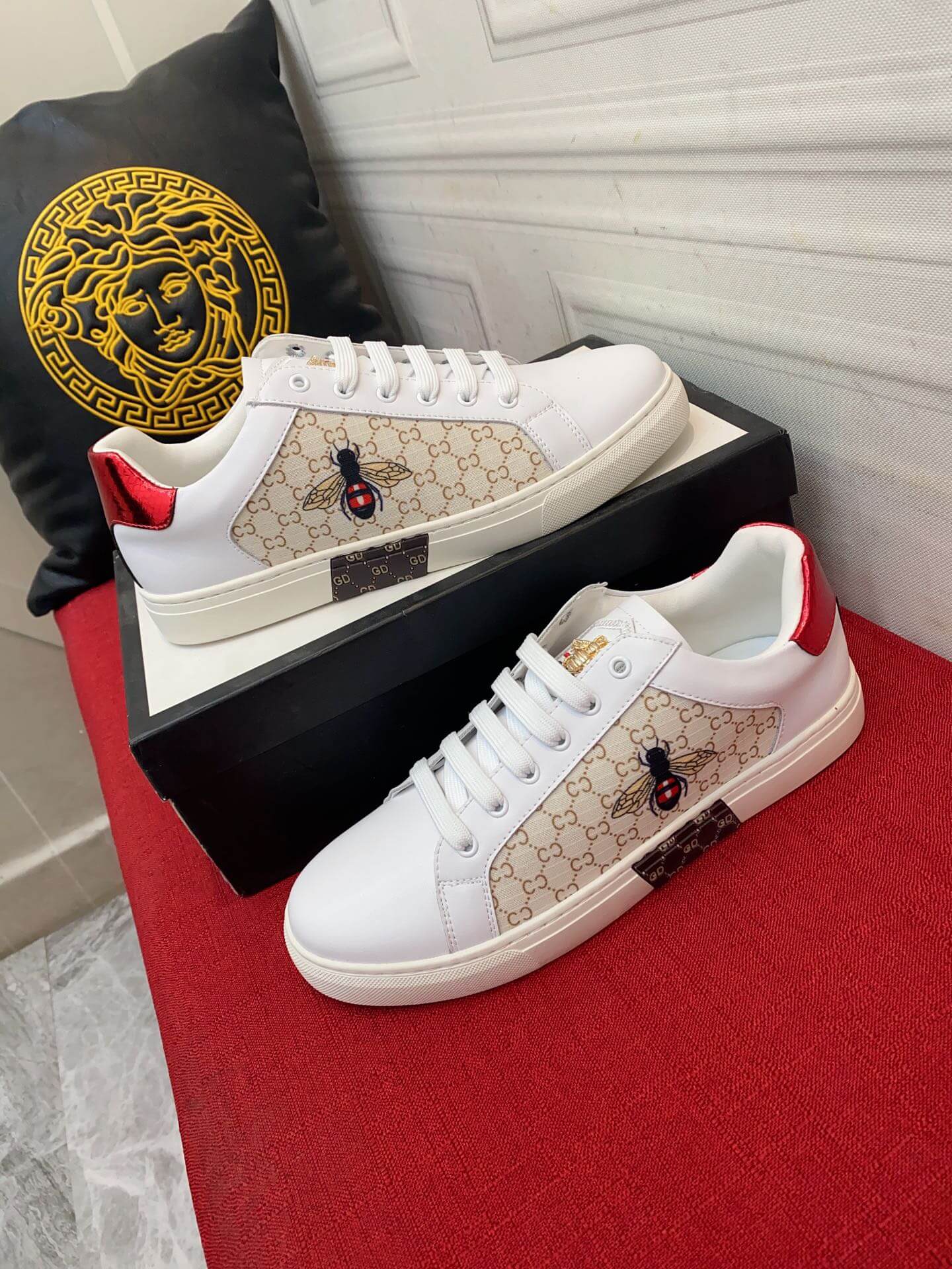GG Men's shoes Casual Korean style 38-44 Men's Size white