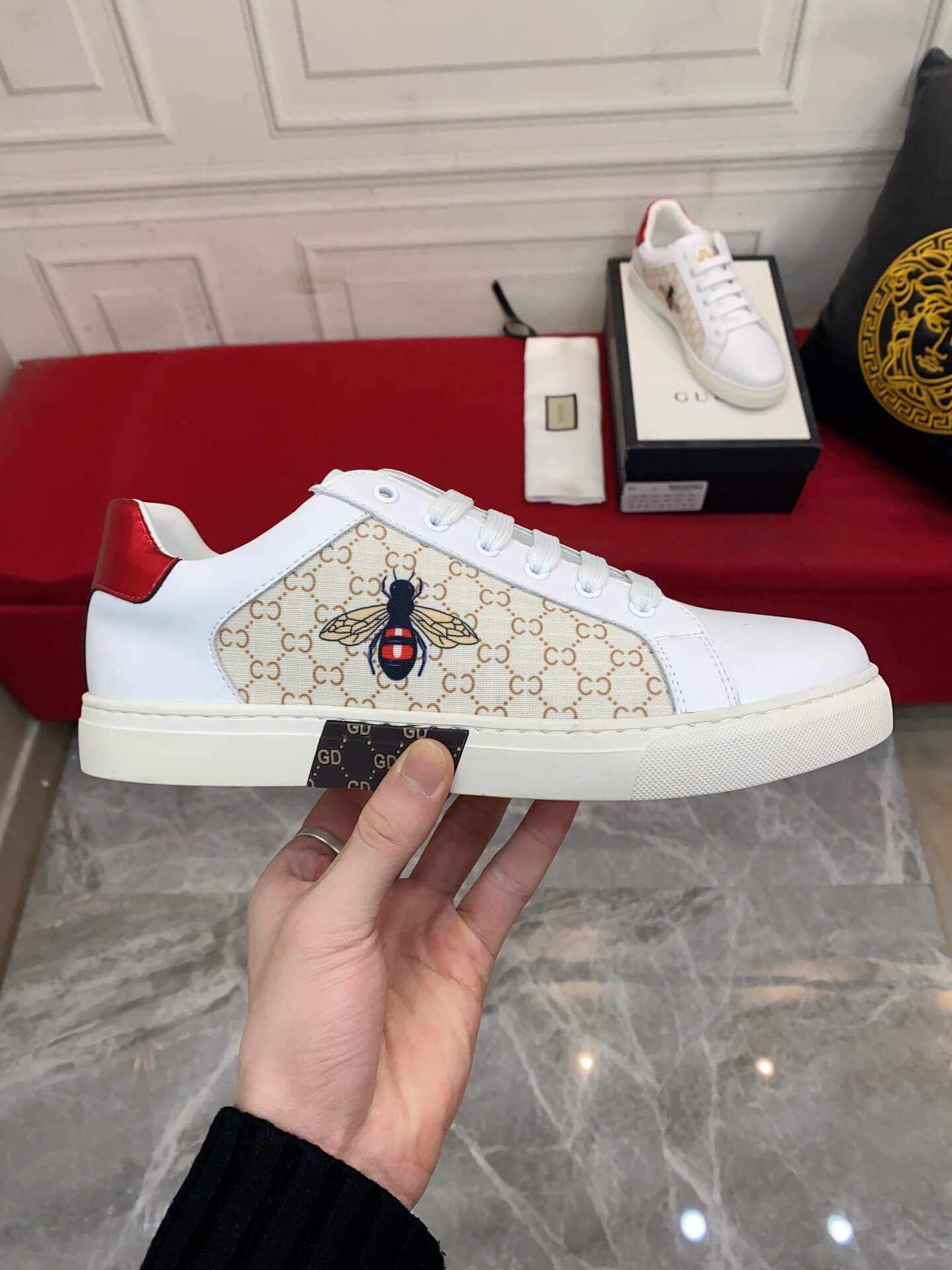 GG Men's shoes Casual Korean style 38-44 Men's Size white