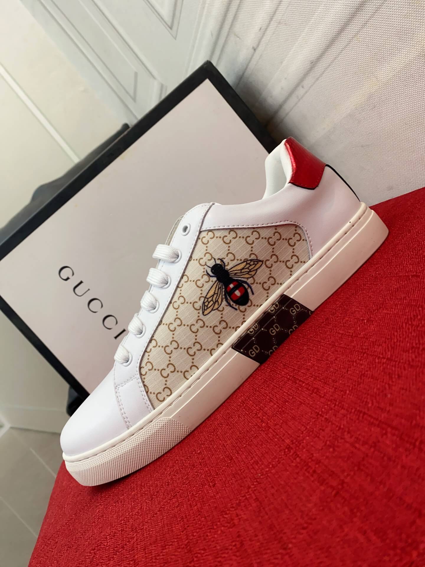 GG Men's shoes Casual Korean style 38-44 Men's Size white