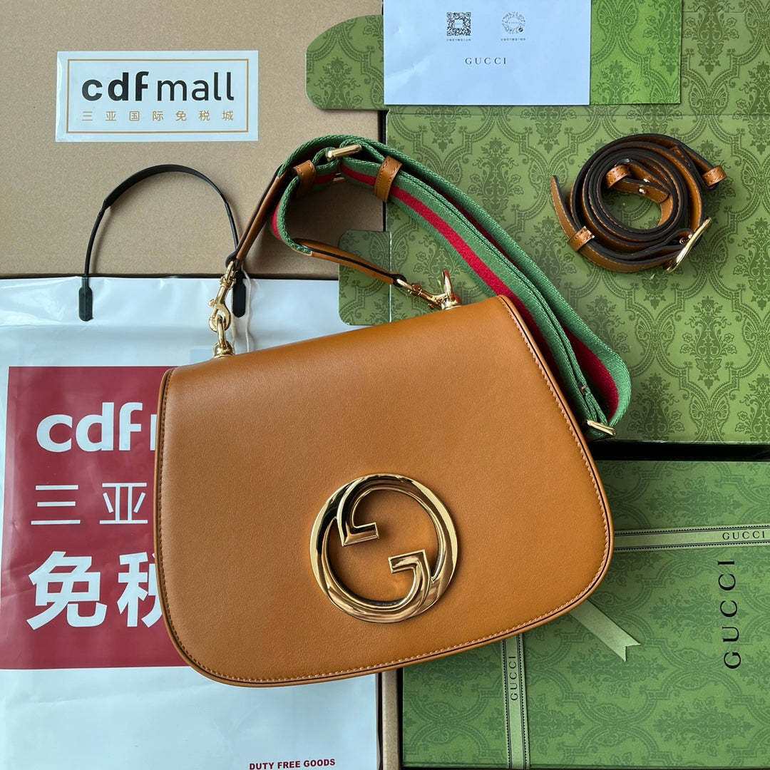 gg Blondie Mini Bag Brown For Women, Women&#8217;s Bags 11.4in/29cm gg