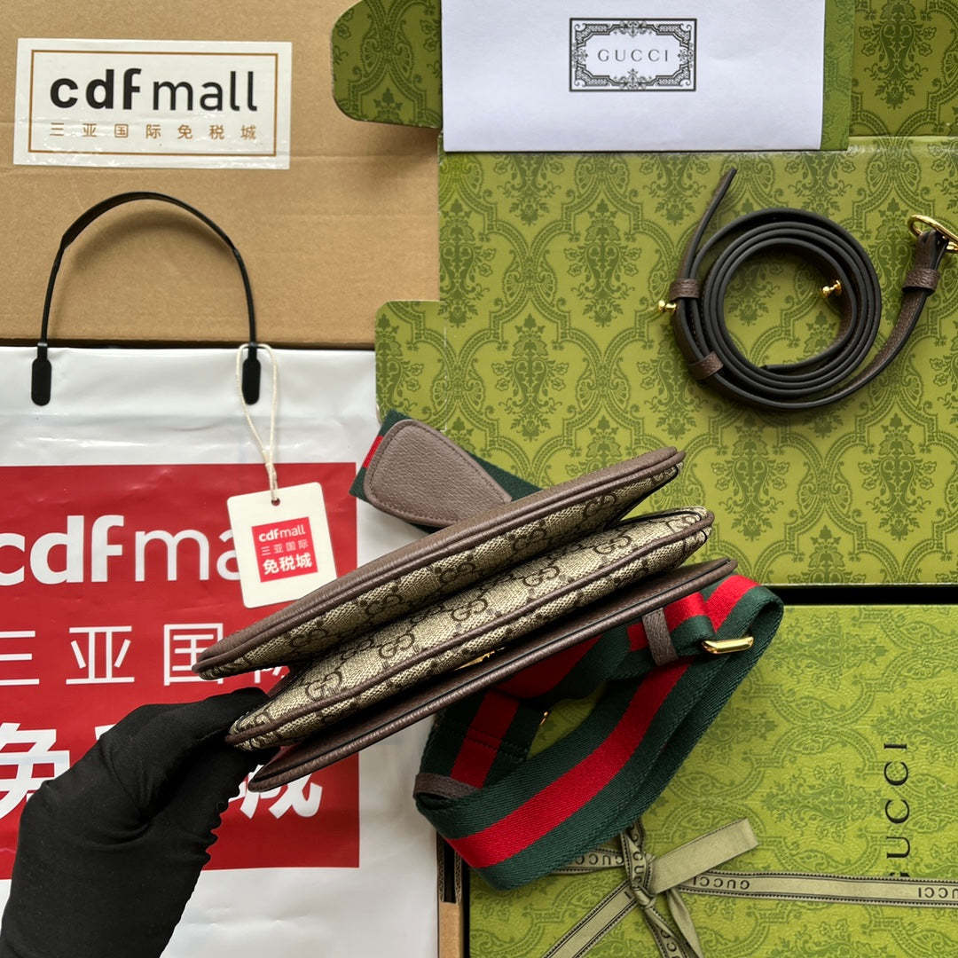 gg Blondie Mini Bag Brown And Beige For Women, Women’s Bags 8.7in/22cm gg