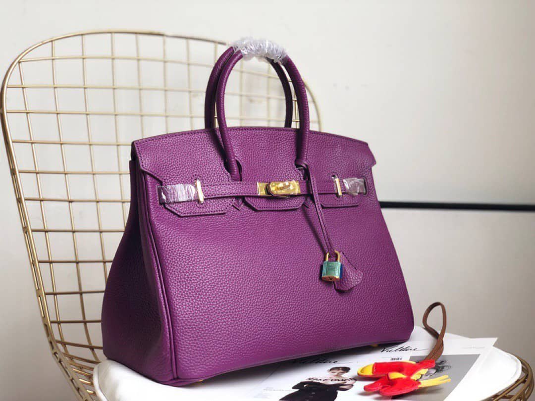 HERMES BIRKIN 30- TOGO- ANEMONE - Purple