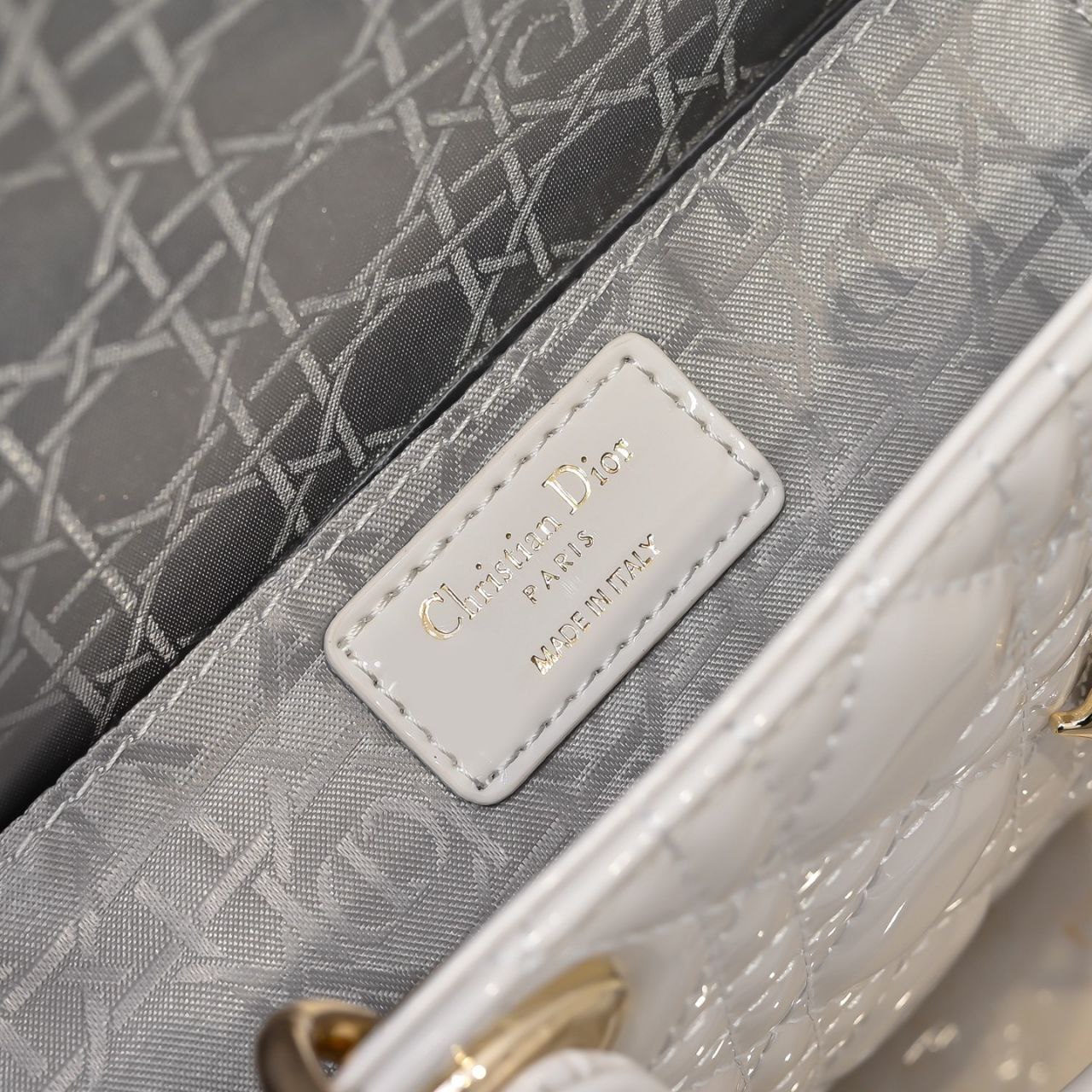 Dior Small Lady D-Joy Bag Latte