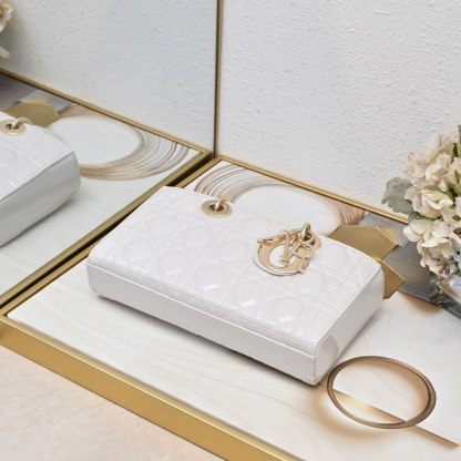 Dior Small Lady D-Joy Bag Latte
