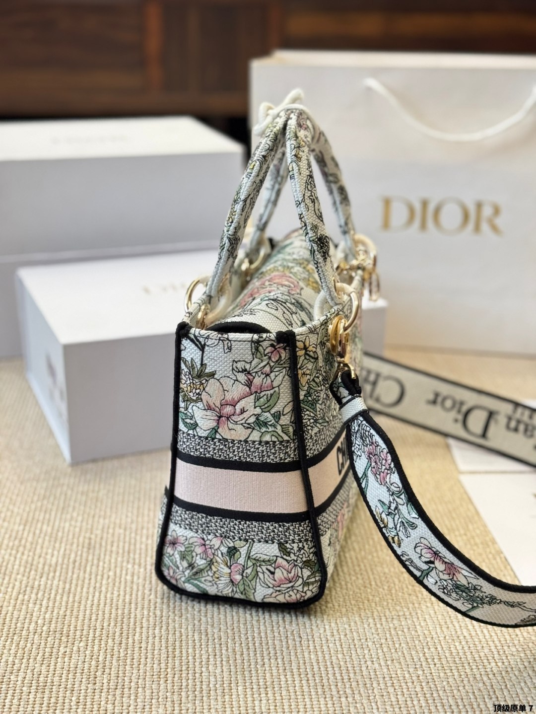 Dior Medium Lady D-lite Bag Pink